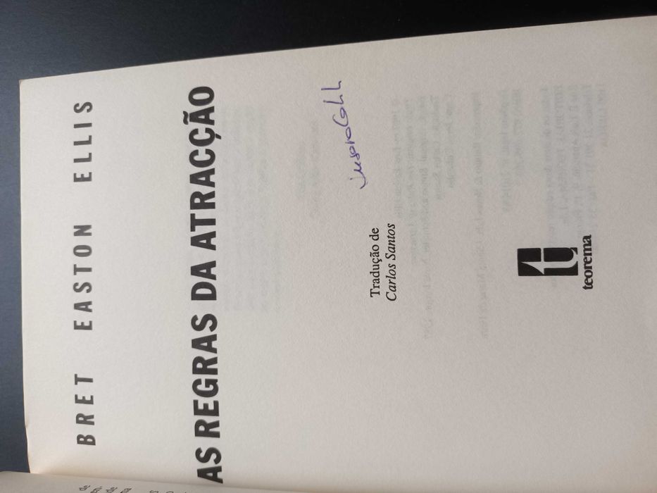 "As Regras de Atracção" por Bret Easton Ellis