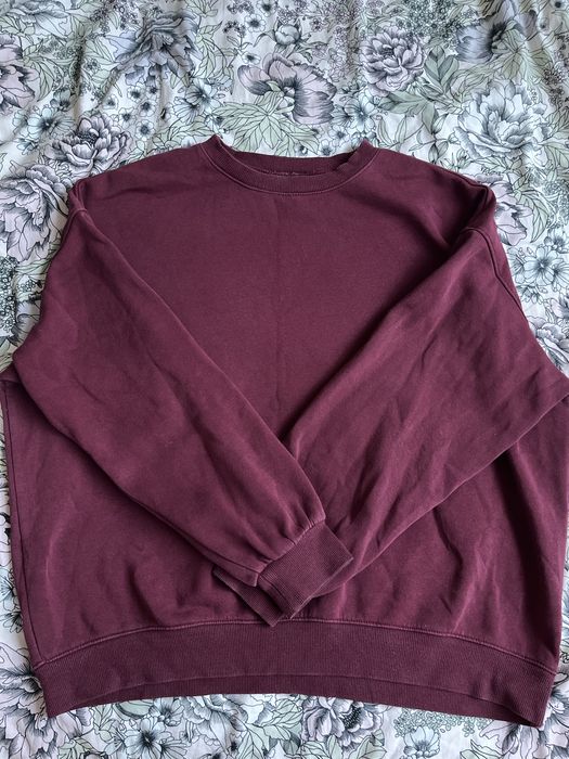 Bordowy dres h&m 40