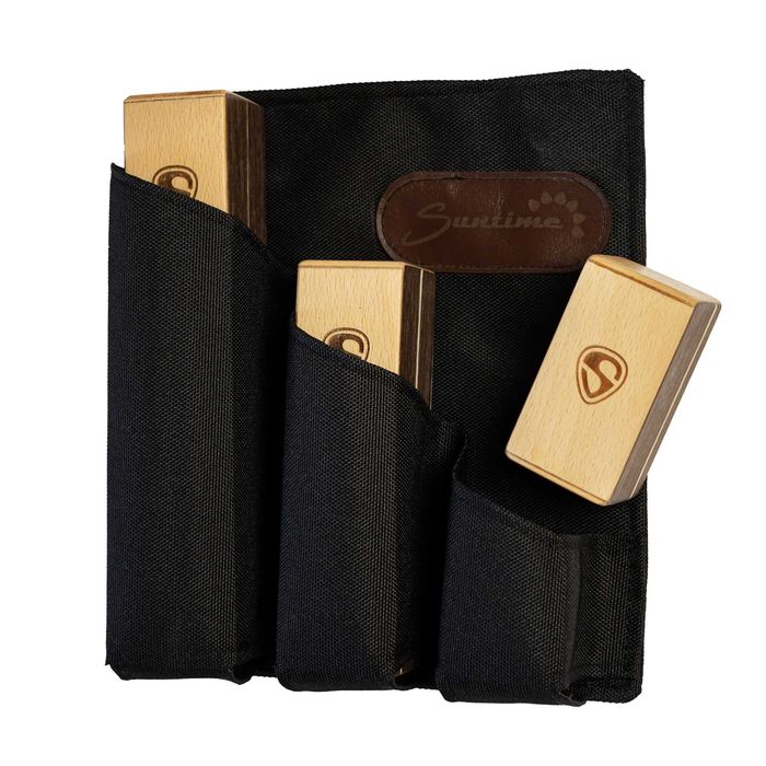 Набір дерев’яних шейкерів з чохлом