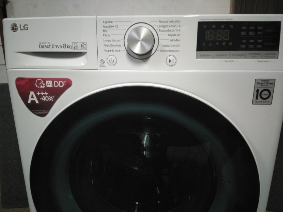 Máquina de lavar roupa LG 8kg