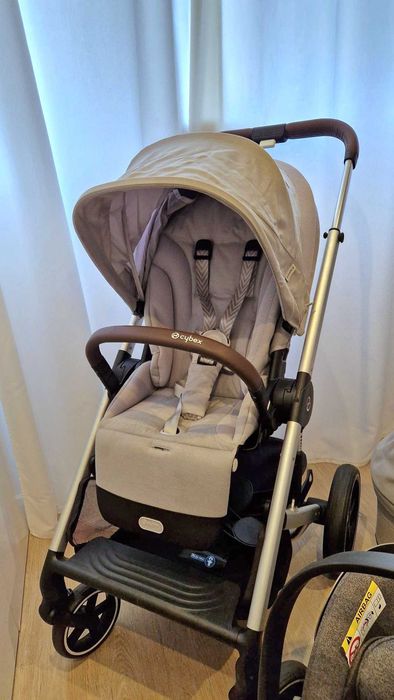Cybex Balios S lux - conjunto carrinho bebé + ovo + alcofa