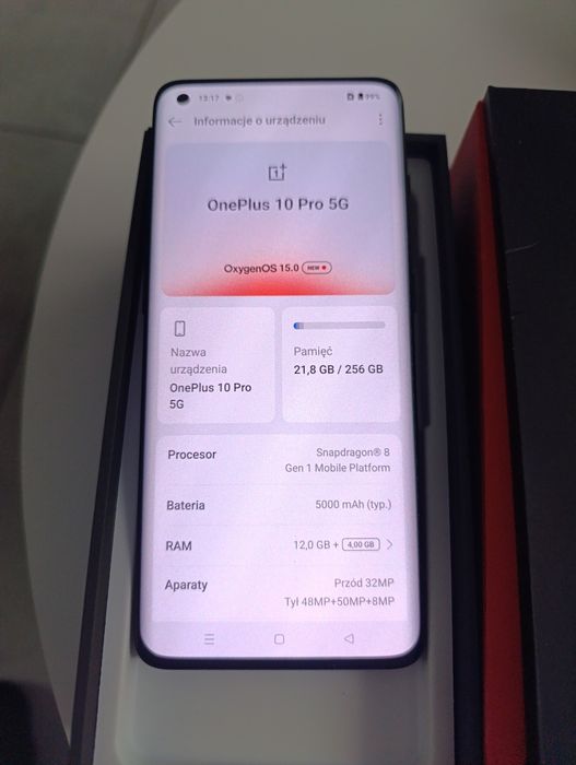 Smartfon OnePlus 10 Pro 5G 256GB