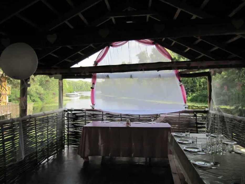 120 Дом сруб парная баня мангал рыбалка  центр Киева  Труханов остров