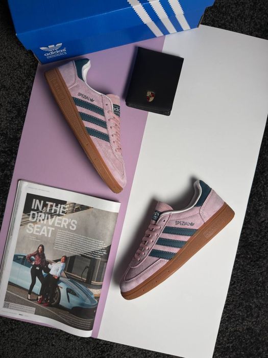 Жіночі кросівки адідас Adidas Handball Spezial W Clear Pink Navy