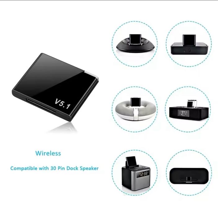 I-WAVE 30 Pin Bluetooth 5.1 ipod iphone toyota