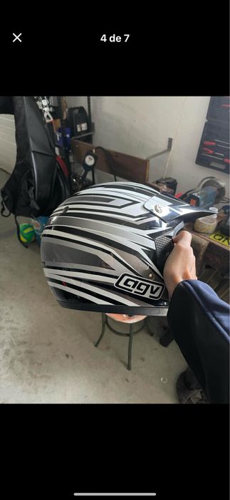 Capacete AGV confortavel
