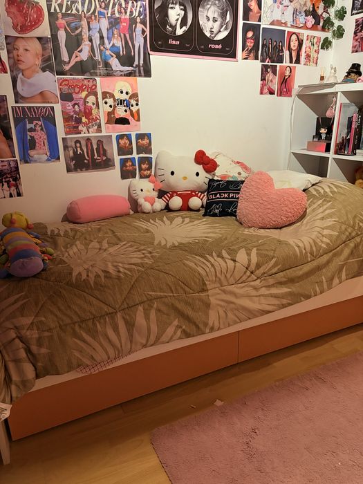 Cama e armário/roupeiro