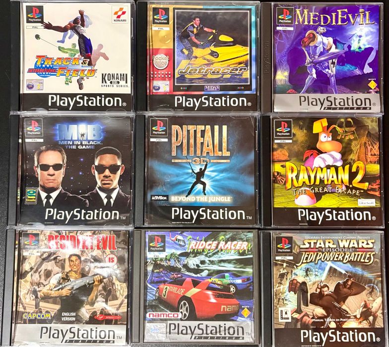 JOGOS PLAYSTATION 1 / PS1 (Sem Manual e Outros) || Ler Descrição↓