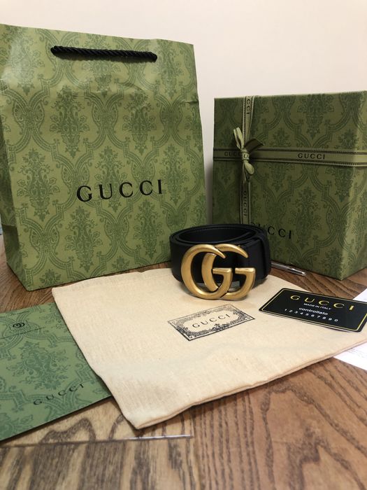 Pasek skorzany Gucci 80-125