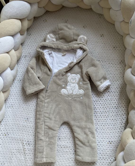 Демісезонний комбінезон з вушками