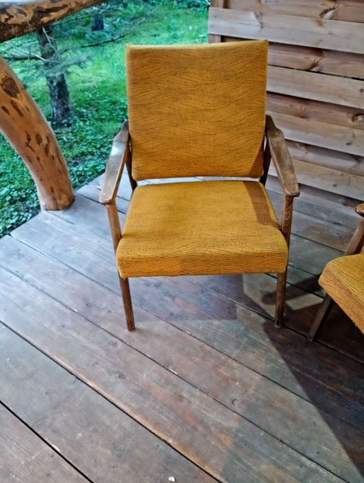 Fotele Czechosłowackie styl Brusel lata 60