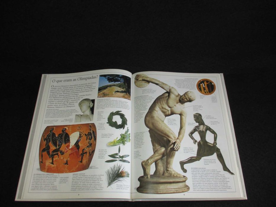 Livro Jogos Olímpicos Chris Oxlade Enciclopédia Visual Verbo