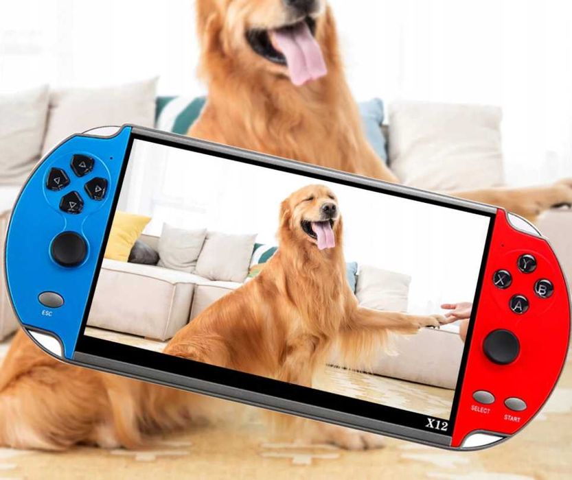 Mini Konsola Retro X12 8GB 1000 Gier Przenośna Mini PL Menu - OKAZJA