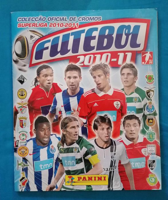 Caderneta Futebol Superliga 2010-11 Panini