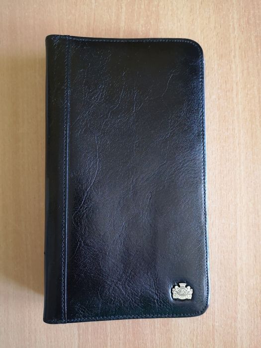 Wizytownik Wittchen Arizona, skóra, czarny, nowy