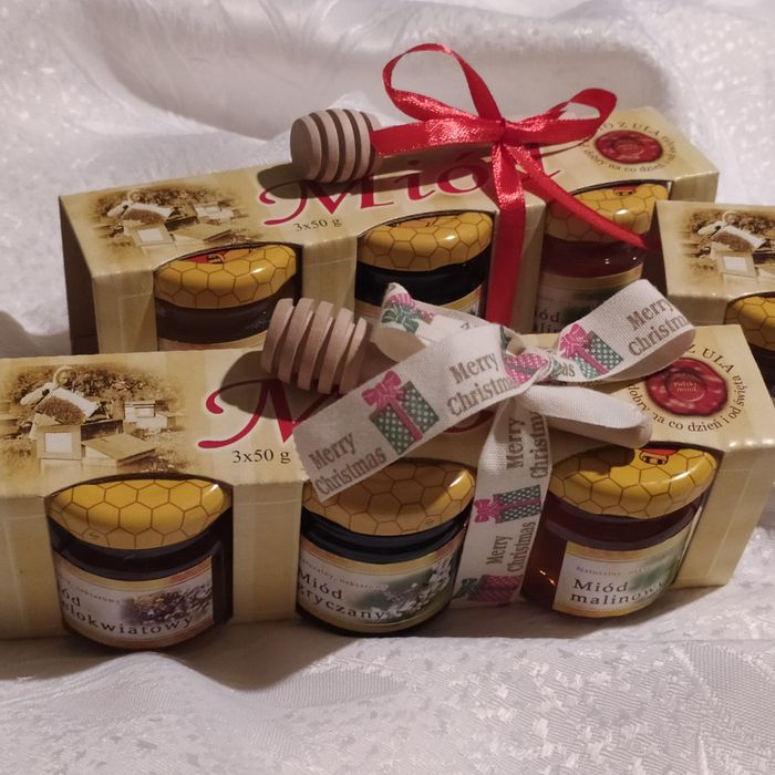 Miód zestawy na prezent