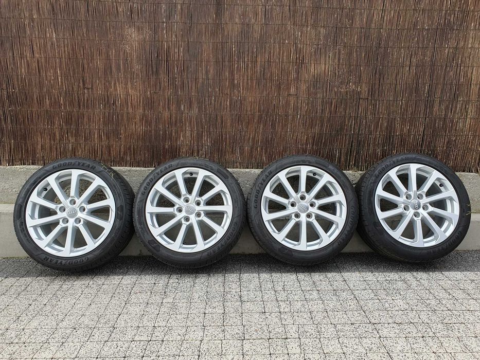 4x Oryginalne koła 17-stki Audi A3 5x112 225/45/17 Good/Year 7,2mm idealne!