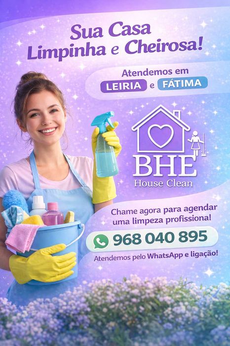 Casa limpa e cheirosa – Atendimento em Leiria e Fátima
