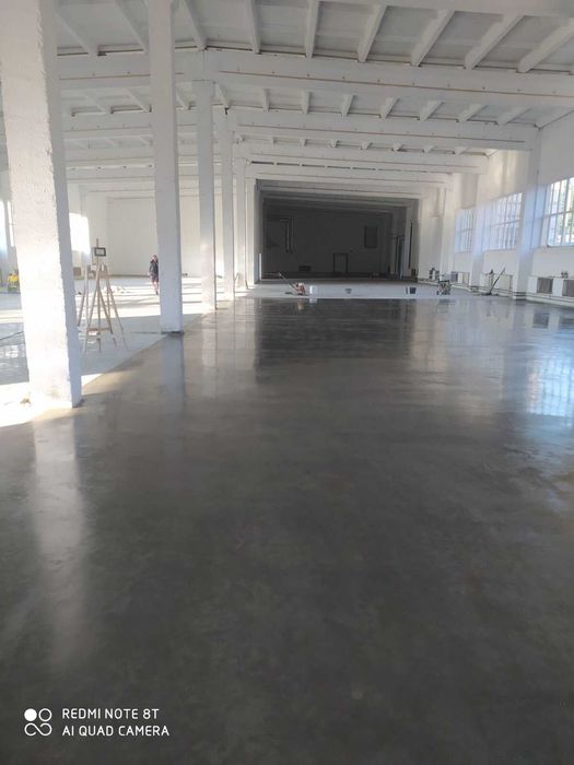 Бетонна підлога Промислові підлоги Стяжка