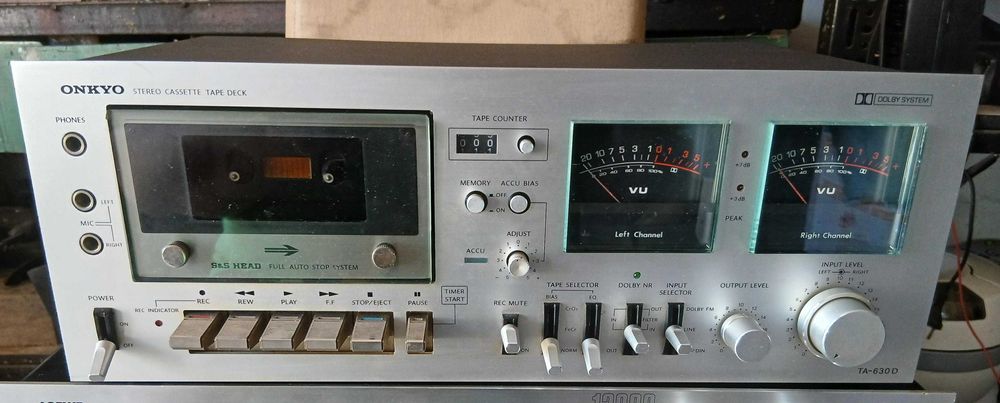 Magnetofon kasetowy deck Onkyo TA-630D. 1979-1980r.