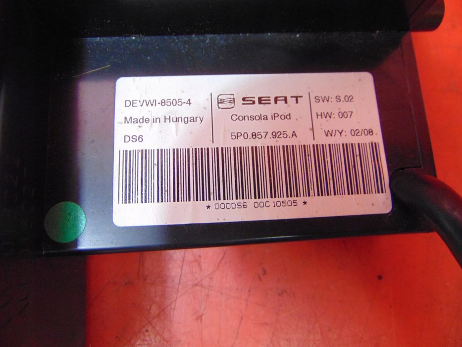 seat leon ii 1p 05- gniazdo czytnik interface ipod