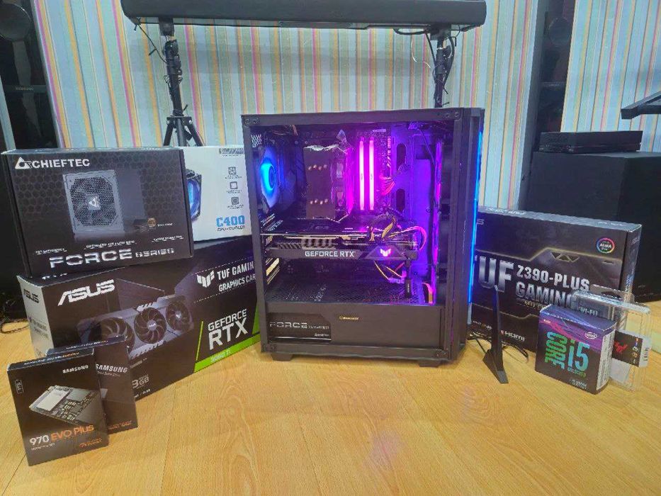 Ігровий комп'ютер і5 9600k * RTX 3060 Ti 8G GDDR6X * ОП 32GB * 2TB SSD