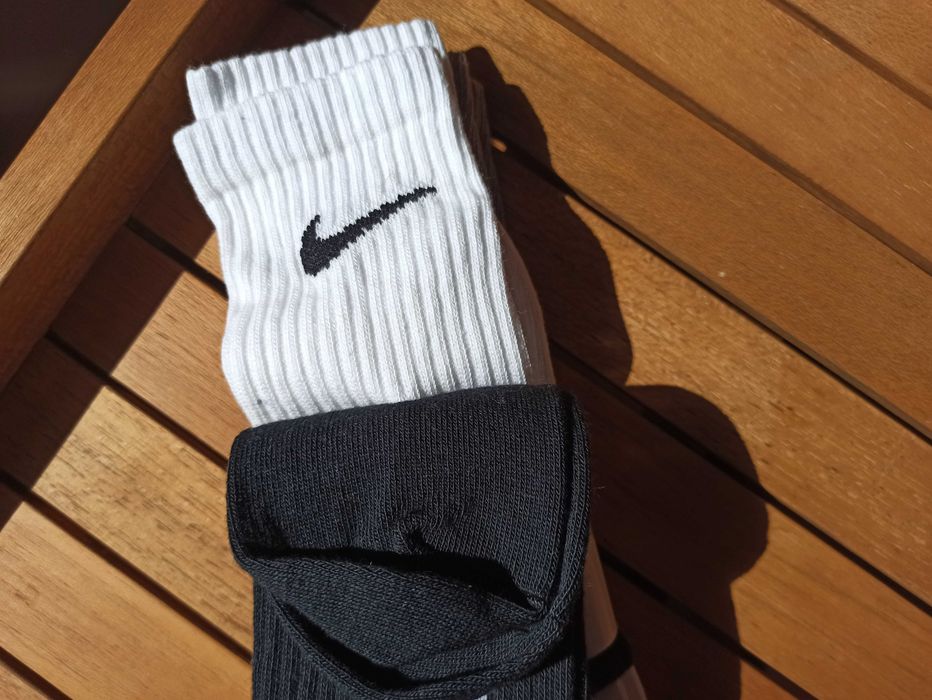 (r. 42-46 DUŻE) Nike skarpetki skarpety wysokie SX4704,-901 trójpak