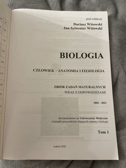 Biologia Witowski TOM 1