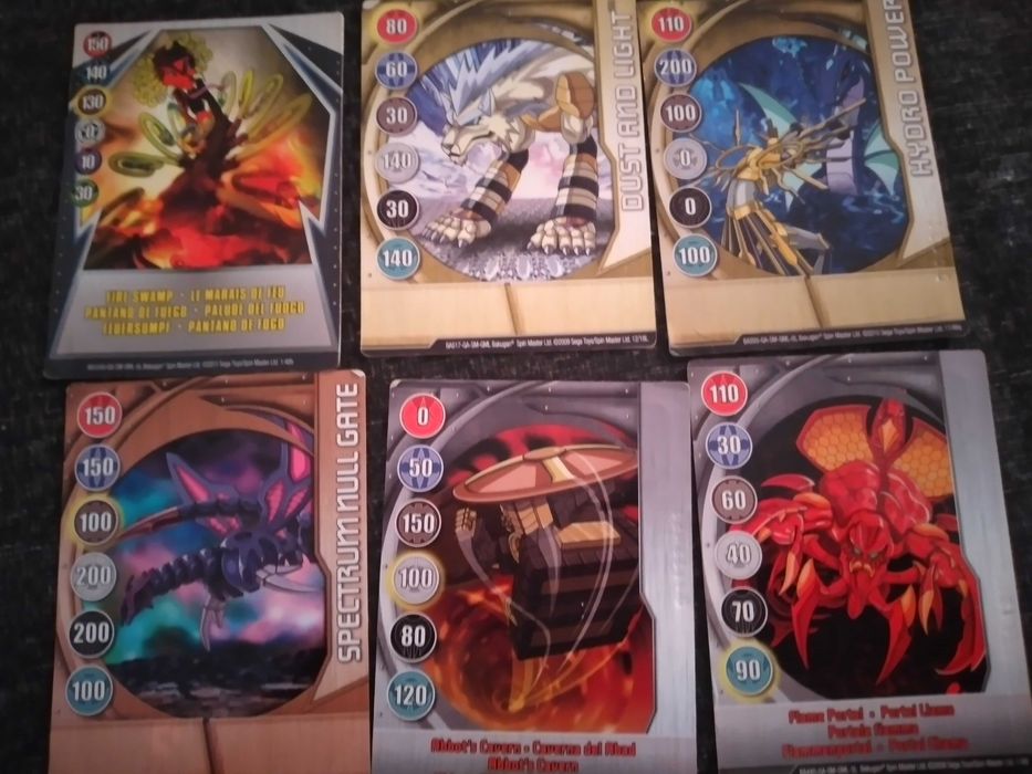 27 Cartas BAKUGAN BATTLE BRAWLERS