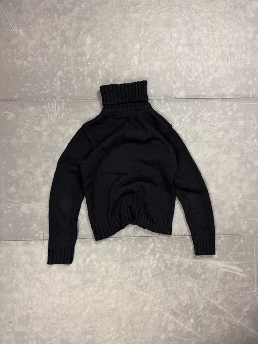 Vintage y2k gruby sweter golf retro (M) 90s