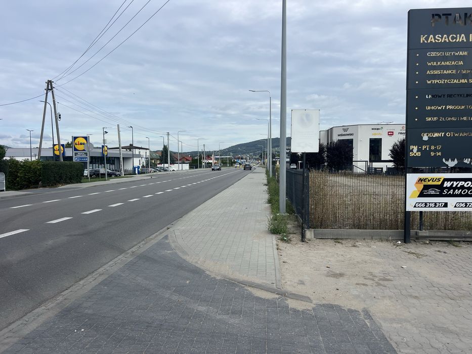 Wynajmie plac /działkę /pod każdą działalnośc