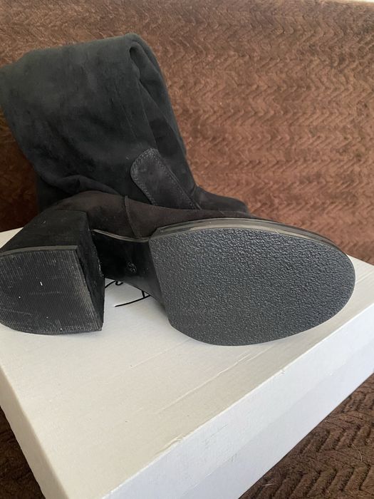 Сапоги натуральна  замша