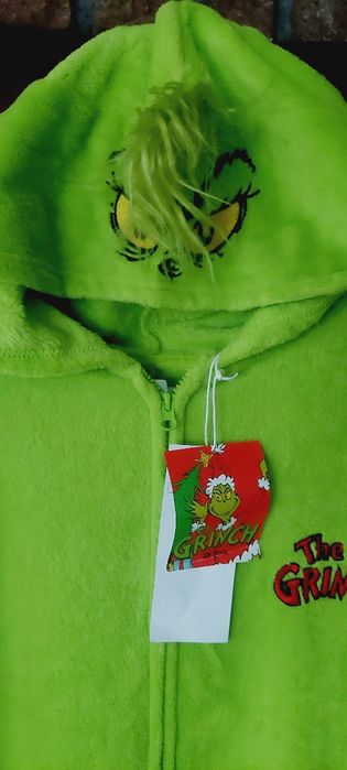 Przebranie kostium Grinch karnawał dres