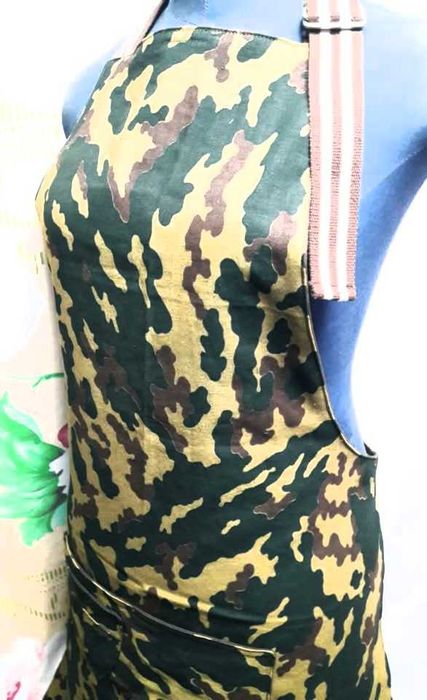 Фартух подвійний з маскувальної тканини плотний 100% котон!