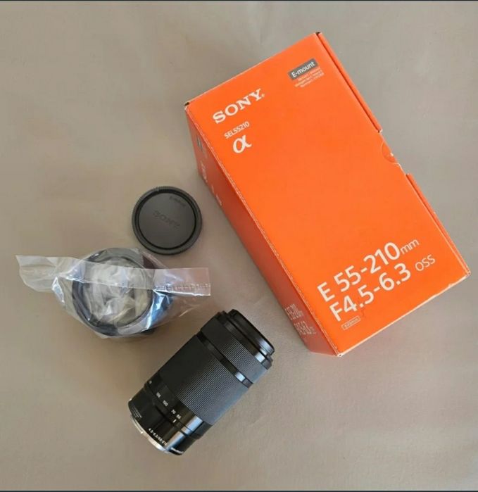 Lente sony 55-210mm nova