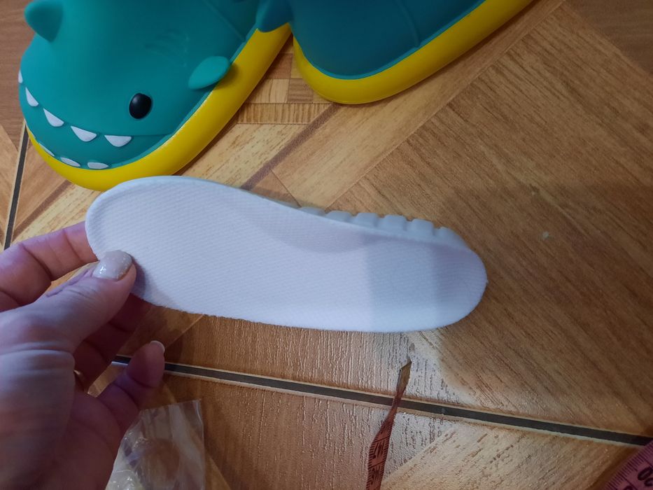 Резиновые детские сапожки на широкую ножку 16 см