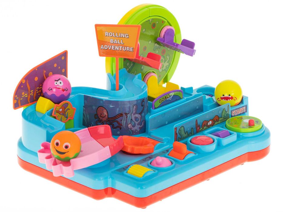 Hit 2021 !!! Edukacyjny Tor Przeszkód Zręcznościowy Wyścig Kulek