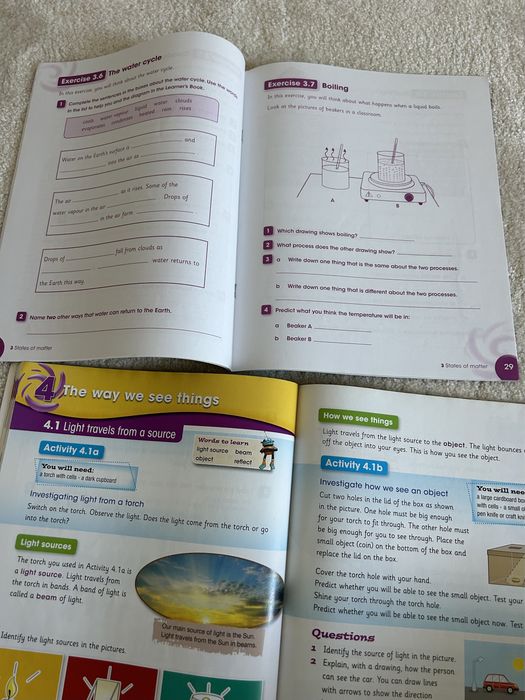 Cambrigde science activity and learners