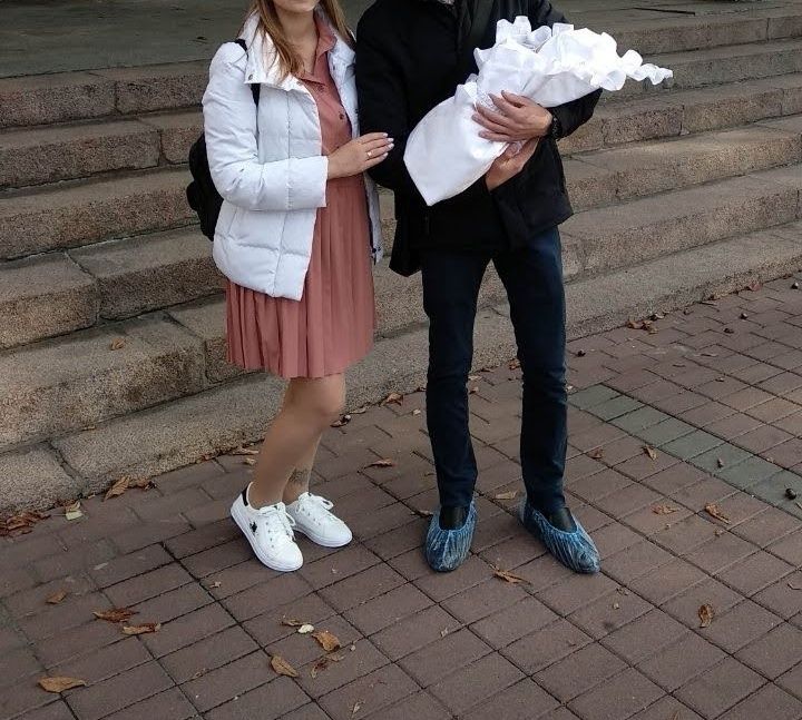 Платье свободного кроя Рукав 3 четверти Для беременных и нет