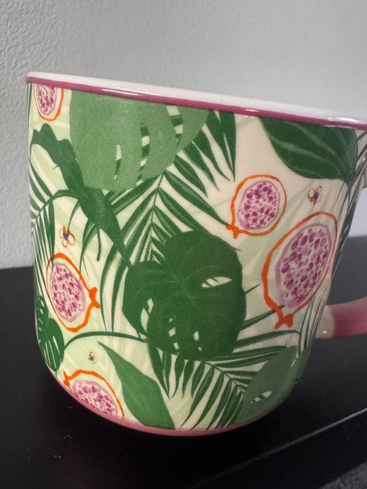 Kubek w rośliny liście plants tropikalny roslinomaniak Pepco 350 ml