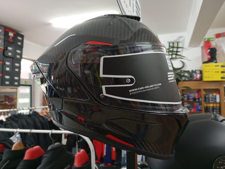 Capacete CMS Carbono SP-R todos os tamanhos