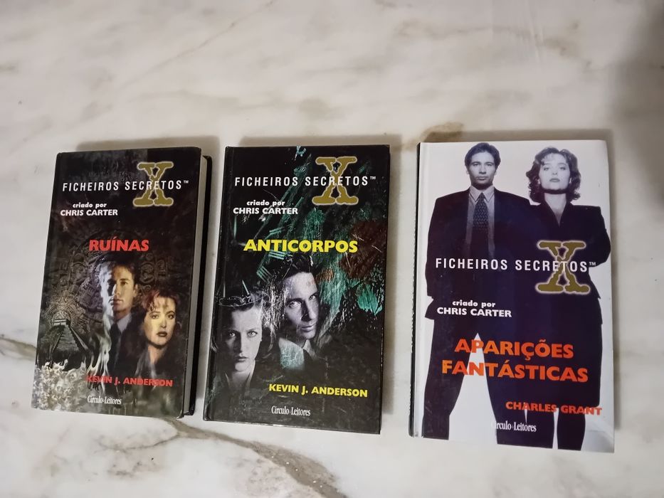 Conjunto de 3 Livros Ficheiros Secretos