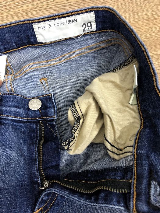 Rag & Bone Jean Destroyed Skinny roz. 29 damskie dżinsy premium