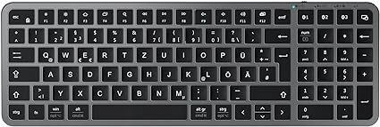 Klawiatura Bluetooth iClever Multi-Device Easy-Switch QWERTZ bezprzewo