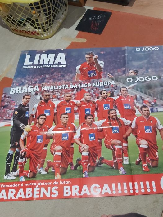 Poster FC Braga finalista liga Europa
