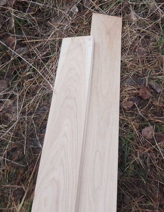 Dębowa sztacheta 140 cm x 10 cm x 2 cm, heblowana, nowa, sucha,wysyłka