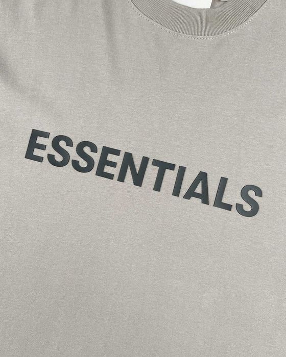 Лонгслів Fear Of God Essentials Front Logo long sleeve Grey