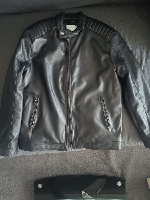 Kurtka skórzana męska Reserved