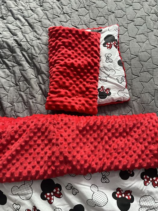 Komplet dwustronny  z minky