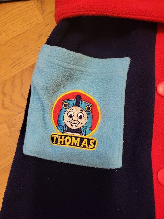 Zestaw polarowy szlafrok, śpiochy z serii Tomek i przyjaciele.